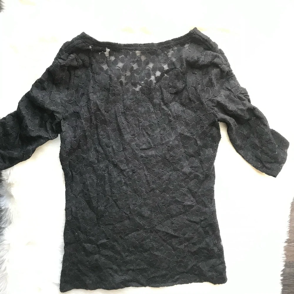 Anthropologie Eloise Brushed Lace Pullover - Picture 6 of 6